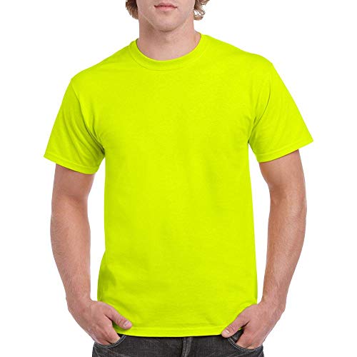 Gildan - Heavy Cotton T-Shirt '5000' / Safety Green-Yellow, M von Gildan