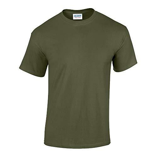 Gildan Heavy Cotton T-Shirt '5000'/Military Green, 5XL von Gildan