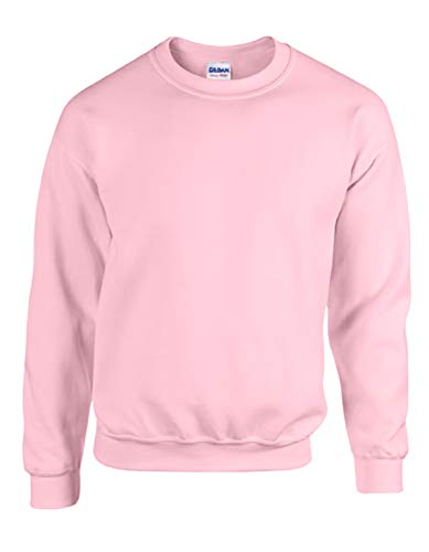 Gildan Heavy Sweatshirt, 50 % Baumwolle, 50 % Polyester, Hellrosa., S von Gildan