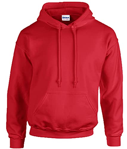 Gildan HeavyBlend™ Hooded Sweatshirt (5XL, Rot) von Gildan