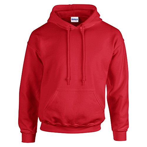 Gildan HeavyBlend, Hooded Sweatshirt S,Red von Gildan