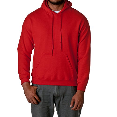 Gildan Herren Hoodie DryBlend Hooded Sweatshirt Rot Red L von Gildan