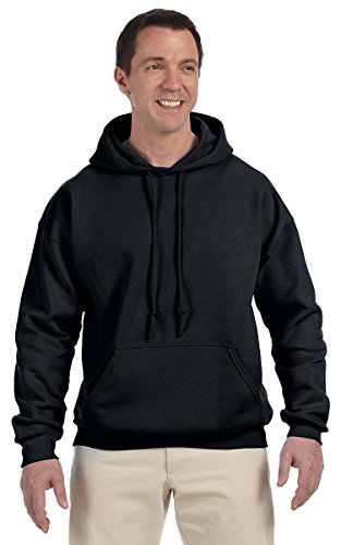 Gildan Heavyweight DryBlend Unisex Kapuzenpullover / Hoodie / Kapuzensweater L,Schwarz von Gildan