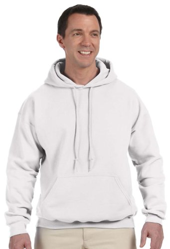 Gildan Herren Hoodie Heavy Blend Hooded Sweatshirt Weiß White M von Gildan