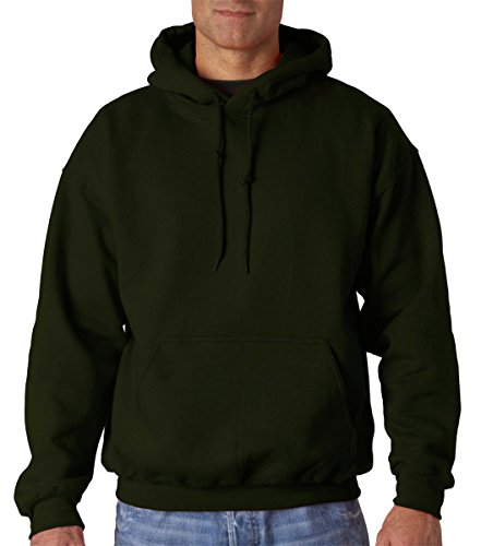 Gildan Heavyweight DryBlend Unisex Kapuzenpullover/Hoodie/Kapuzensweater (XL) (Sicherheitsgrün) von Gildan