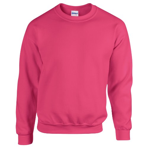 GILDAN Herren 50/50 Adult Crewneck Sweat Sweatshirt, Purple (Heliconia), XXL von Gildan