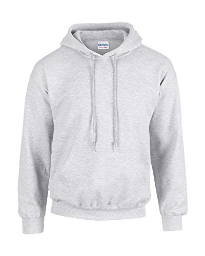 Gildan Herren Adult 50/50 Cotton/Poly. Hooded Sweat Sweatshirt, Gr. XL, Ashgrey von Gildan