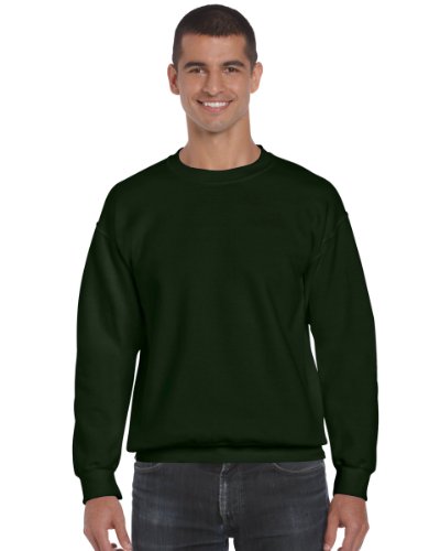 Gildan Herren Asymmetrischer Kapuzenpullover, Grün S von Gildan