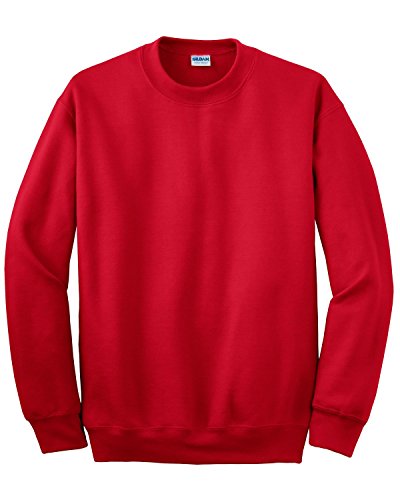 Gildan Herren Asymmetrischer Kapuzenpullover, Rot M von Gildan