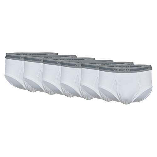Gildan Herren Unterwäsche Multipack Slip, Weiß (6 Stück), Large (6er Pack) von Gildan