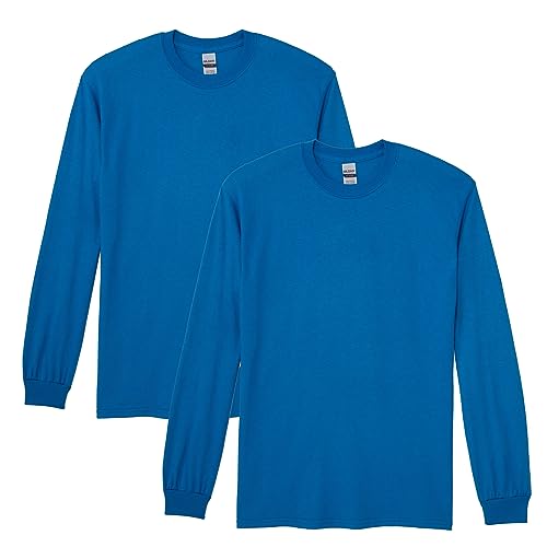 Gildan Herren DryBlend Langarm-T-Shirt, Stil G8400, 2er-Pack Hemd, Königlich (Royal), Mittel Gildan Herren DryBlend Langarm-T-Shirt, Stil G8400, 2er-Pack Hemd, Königlich (Royal), Mittel von Gildan
