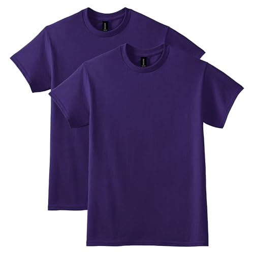 Gildan Herren DryBlend Style G8000, 2er-Pack T-Shirt, violett, XXL von Gildan