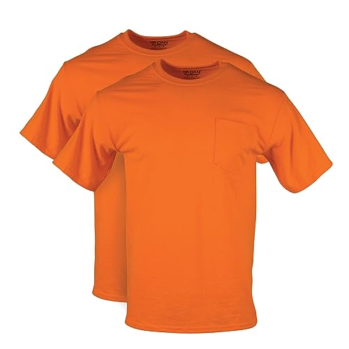 Gildan Herren DryBlend Workwear Tasche, 2er-Pack T-Shirt, Safety Orange, XX-Large von Gildan