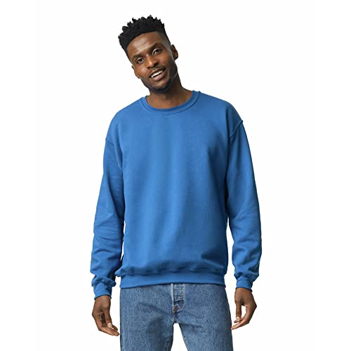 Gildan Unisex Fleece Rundhalsausschnitt, Stil G18000, Multipack Sweatshirt, Königsblau (1 Stück), XXX-Large von Gildan