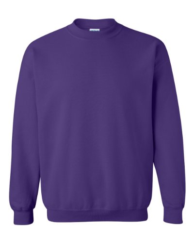 Gildan Herren Fleece Crewneck Sweatshirt Style G18000 Multipack, reines violett, Small von Gildan