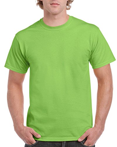 Gildan Herren G2000 Ultra Cotton Adult T-Shirt - Grün - Groß von Gildan