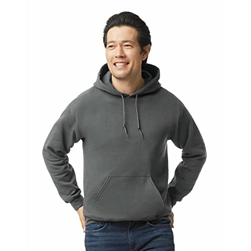 Gildan Herren Gildan Heren Fleece Hooded Sweatshirt Style G18500 Kapuzenpullover, Anthrazit, M EU von Gildan
