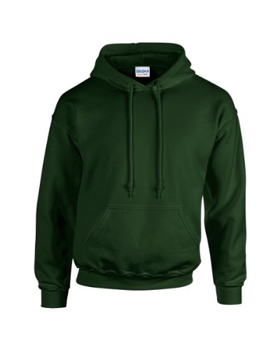 GILDAN Herren Heavy Blend Adult Hood Kapuzenpullover, Grün (Forest Grün), Large von Gildan