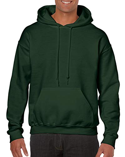 GILDAN Herren Heavy Blend Adult Hood Kapuzenpullover, Grün (Forest Grün), XX-Large von Gildan