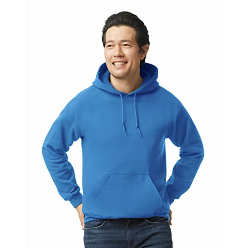 Gildan Uni Fleece Hoodie Sweatshirt, Style G18500, Multipack Hemd, Royal (1er-Pack), Large von Gildan