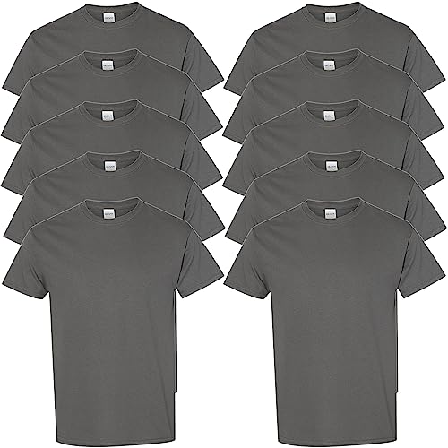 Gildan Unisex T-shirt aus Schwerer Baumwolle Mehrfarbig ,Stil G5000 T-Shirt, Charcoal, XL von Gildan