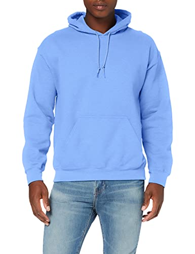 Gildan Herren Schweres Kapuzensweatshirt Hoodie, Blau (Carolina-Blau), XXL von Gildan