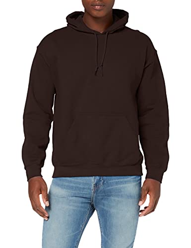 Gildan Herren Schweres Kapuzensweatshirt Hoodie, Braun (dunkle Schokolade), XL von Gildan