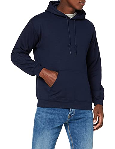 Gildan Herren Schweres Kapuzensweatshirt Hoodie, blau (Marineblau), S von Gildan