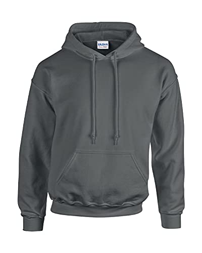 Gildan Herren Kapuzenpullover Adult 50/50. Hooded Sweat/18500, Einfarbig (XL, Anthrazit) von Gildan