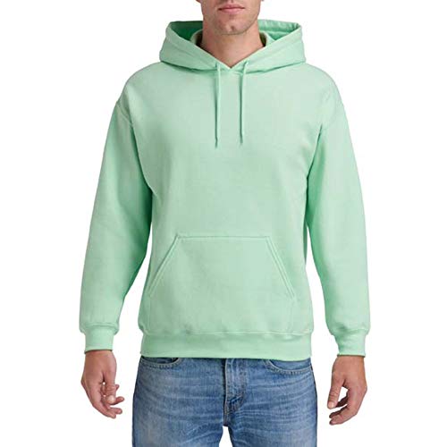 Gildan Herren Kapuzenpullover Adult 50/50. Hooded Sweat/18500, Einfarbig (XL, Mintgrün) von Gildan