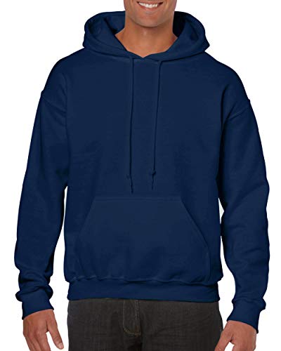 Gildan Herren Kapuzensweatshirt aus Fleece, Stil G18500 T-Shirt, Marineblau, XXL von Gildan
