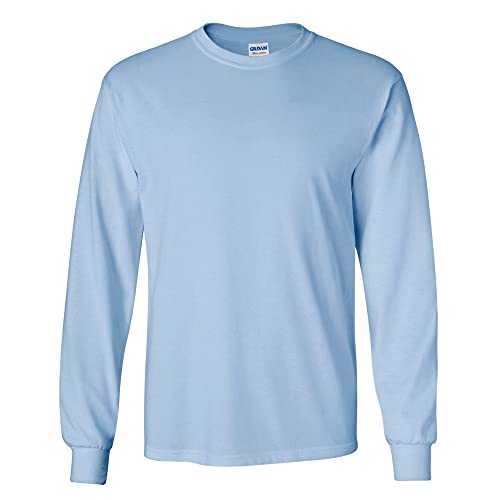 Gildan Herren Langarmshirt Blau Hellblau Medium von Gildan