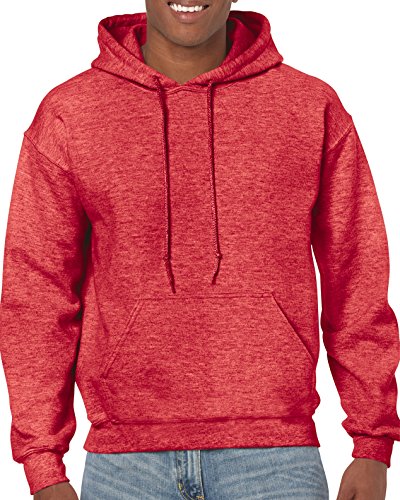 Gildan Herren Rippstrick-Sweatshirt mit Tasche und Kapuze von Gildan