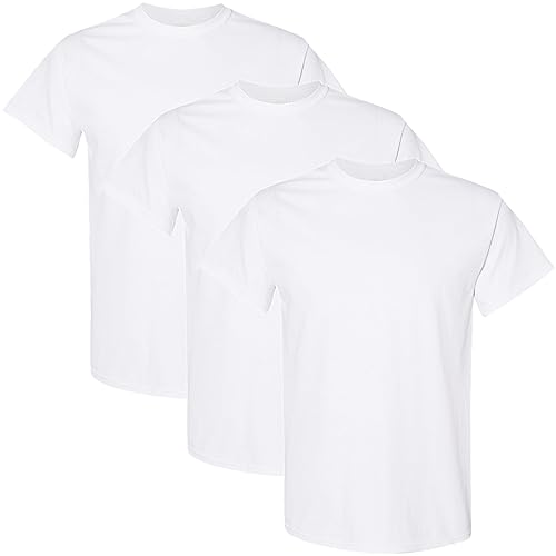 Gildan Unisex T-shirt aus Schwerer Baumwolle, Stil G5000 T-Shirt, Weiß, M von Gildan