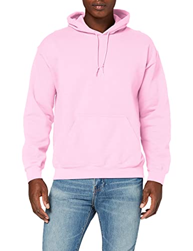 Gildan Herren Schweres Kapuzensweatshirt Hoodie, Pink (hellpink), S von Gildan