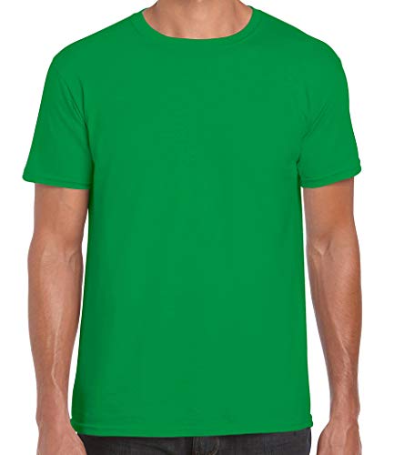 Gildan Herren Softstyle T-Shirt, Grün (Irish Green), S (3er Pack) von Gildan