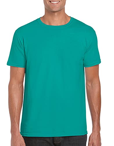 Gildan Herren Softstyle T-Shirt, Grün (Jade-Dome), M (3er Pack) von Gildan