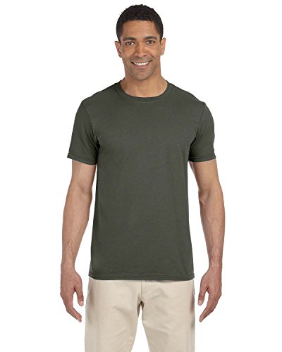 Gildan Herren Softstyle T-Shirt, Grün (Military Green), XL von Gildan