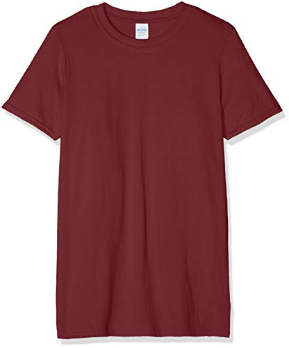 Gildan Herren Softstyle T-Shirt, Rot (Kastanienbraun), L von Gildan