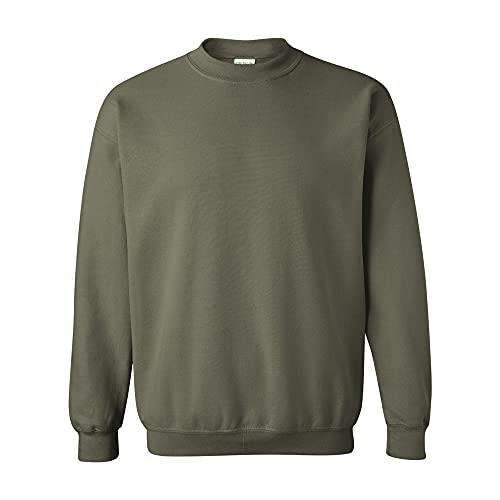 Gildan Herren Sweatshirt, Militärgrün, S von Gildan