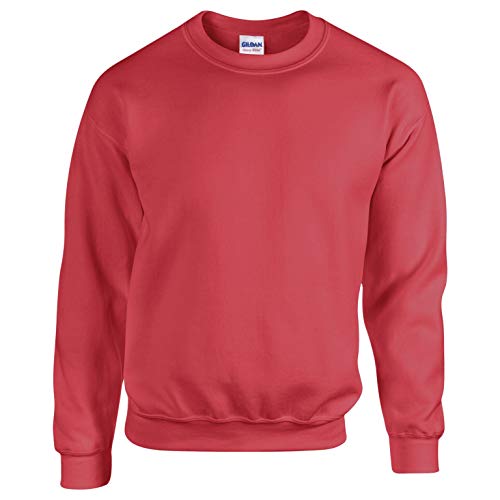 Gildan Herren Sweatshirt, Rot - Antique Cherry Red, L von Gildan