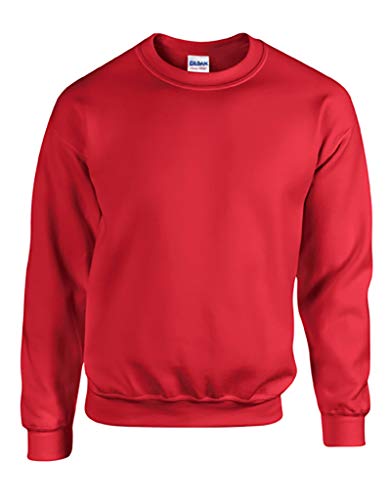 Gildan Herren Sweatshirt, Rot - Rot, XXL von Gildan