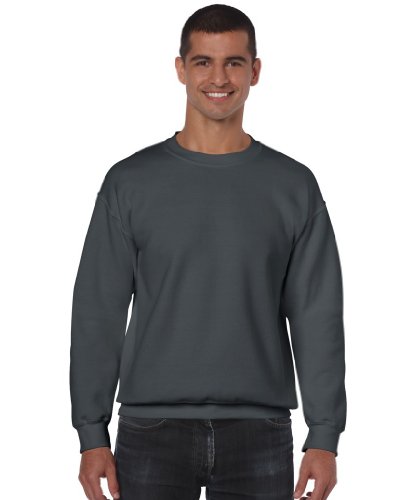 Gildan Herren Sweatshirt Heavy Blend Crewneck Grau Charcoal XL von Gildan