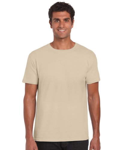 Gildan Herren-T-Shirt, G640, Beige, G640 L von Gildan