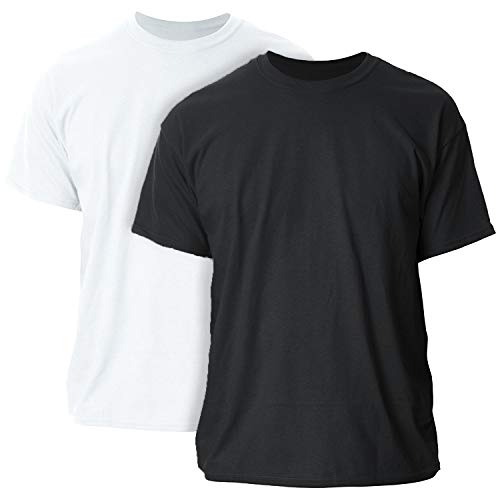 Gildan Herren Ultra Cotton Adult T-Shirt, 2er-Pack - mehrfarbig - 5X-Groß von Gildan