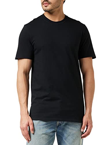 Gildan Herren 64000 T-Shirt, Schwarz, L (5er Pack) von Gildan