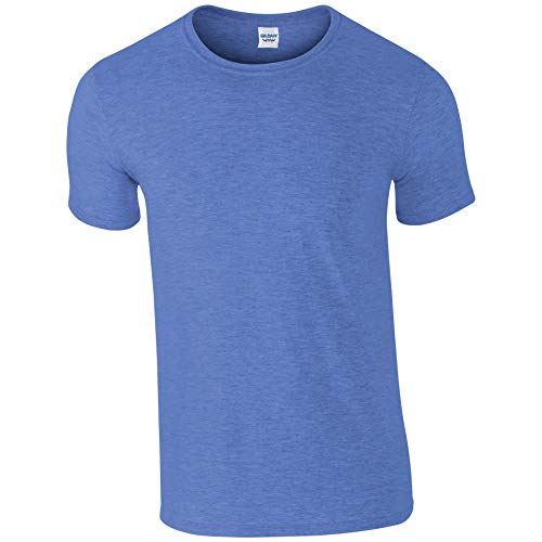 Gildan Herren T-Shirt Softstyle Blau Heather Royal L von Gildan