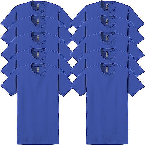 Gildan Unisex T-shirt aus Ultra-baumwolle, Stil G2000 T-Shirt, (Ny) New Royal (10-pack), M von Gildan