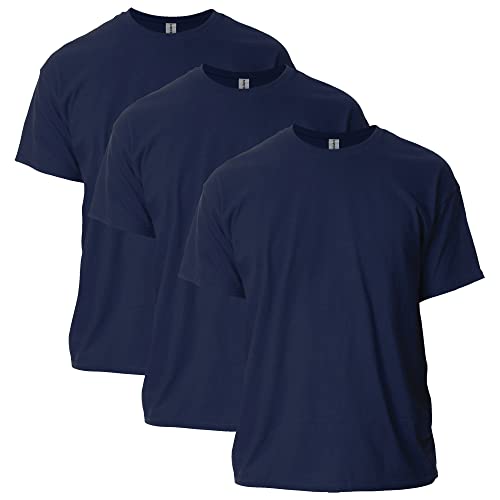 Gildan Unisex T-shirt aus Ultra-baumwolle, Stil G2000 T-Shirt, Marineblau (3er-pack), M von Gildan