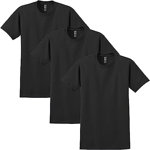 Gildan Unisex T-shirt aus Ultra-baumwolle, Stil G2000 T-Shirt, Schwarz (3er-pack), M von Gildan